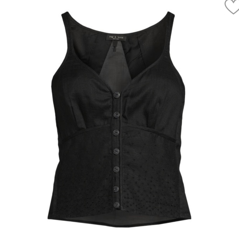Rag & bone beautiful criseli black top